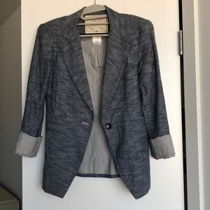 Anthropologie chambray blazer